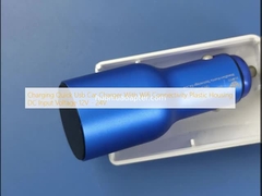 شحن سريع شاحن سيارة USB مع اتصال واي فاي غطاء بلاستيكي DC فولت مدخل 12V - 24V